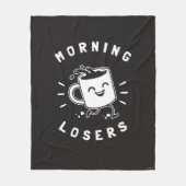Morning Losers Fleecedecke (Vorderseite)