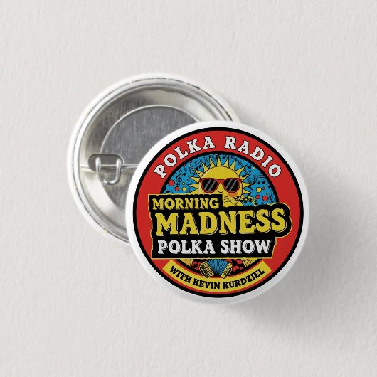 Morning Madness Polka Show Button (Vorne & Hinten)