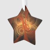 Morning Magic Abstrakt Art Acrylic Star Ornament (Vorderseite)