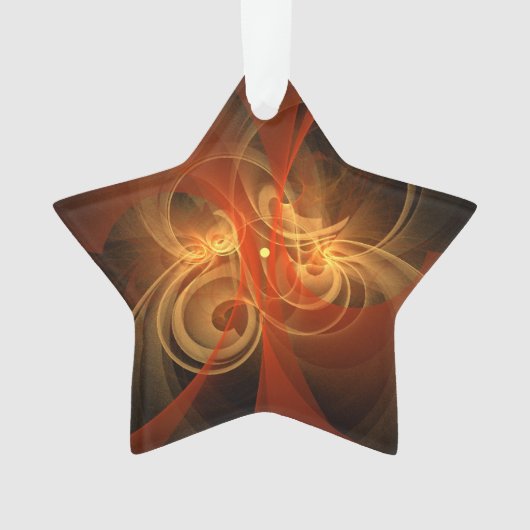 Morning Magic Abstrakt Art Acrylic Star Ornament (Vorderseite)