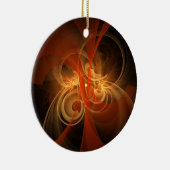 Morning Magic Abstrakt Art Circle Ornament (Rechts)