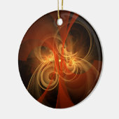 Morning Magic Abstrakt Art Circle Ornament (Links)