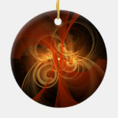 Morning Magic Abstrakt Art Circle Ornament (Hinten)