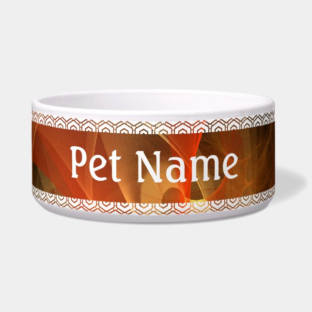 Morning Magic Abstrakt Art Dog Bowl Napf (Vorderseite)
