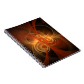 Morning Magic Abstrakt Art Notebook Notizblock (Rechte Seite)