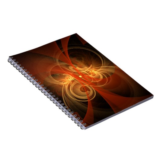 Morning Magic Abstrakt Art Notebook Notizblock (Rechte Seite)