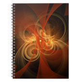 Morning Magic Abstrakt Art Notebook Notizblock (Vorderseite)