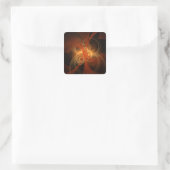 Morning Magic Abstrakt Art Square Sticker (Tasche)
