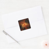 Morning Magic Abstrakt Art Square Sticker (Umschlag)