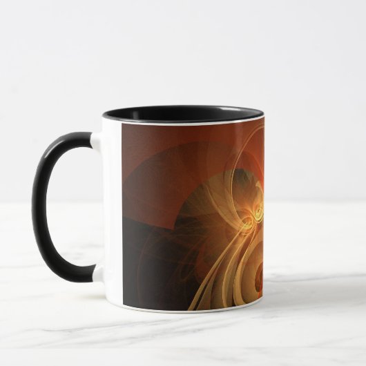 Morning Magic Abstrakt Coffee Tasse (Links)