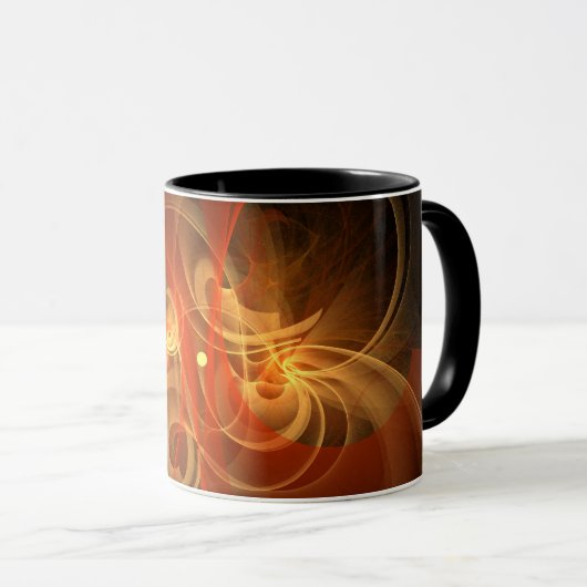 Morning Magic Abstrakt Coffee Tasse (VorderseiteRechts)