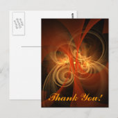 Morning Magie Danke Postcard Postkarte (Vorne/Hinten)