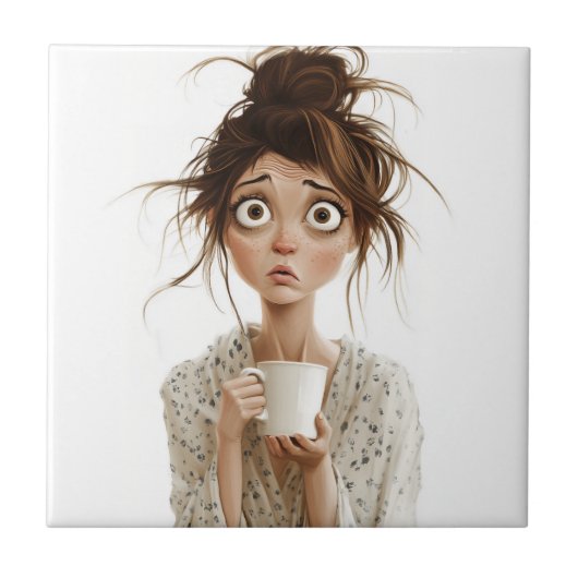 Morning Mayhem Fliese (Vorderseite)