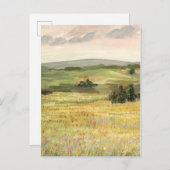 Morning Meadow Postkarte (Vorne/Hinten)