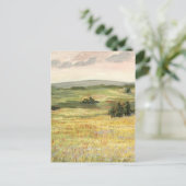 Morning Meadow Postkarte (Stehend Vorderseite)