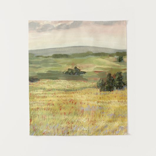 Morning Meadow Wandteppich (Vorderseite)