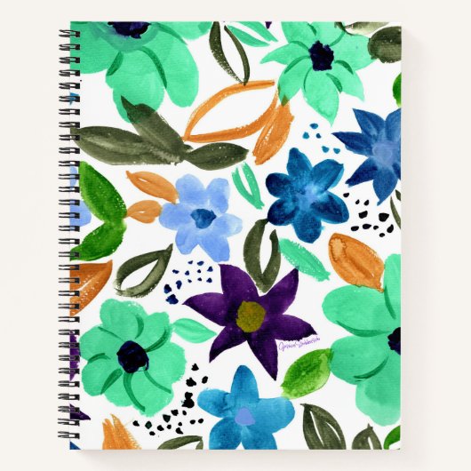 Morning Mint Spiralnotebook Notizblock (Vorderseite)