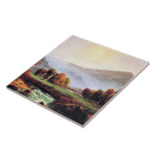 Morning Mist Aufstieg in New Hampshire Fliese (Seite)