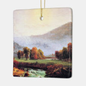 Morning Mist Aufstieg in New Hampshire Keramikornament (Links)