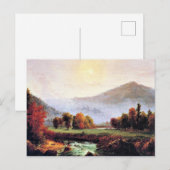 Morning Mist Aufstieg in New Hampshire Postkarte (Vorne/Hinten)