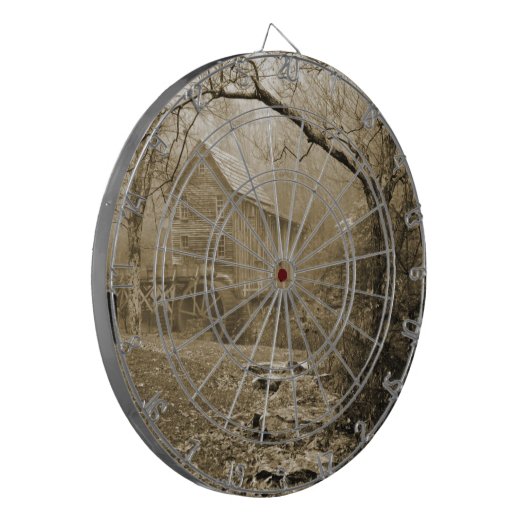 Morning Mist Dartscheibe (Vorderseite Links)