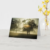 Morning Mist Karte (Gelbe Blume)