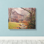 Morning Mist Leinwanddruck (Insitu (Holzboden))