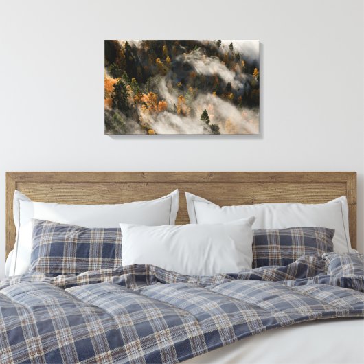 Morning Mist Leinwanddruck (Insitu (Schlafzimmer))