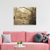 Morning Mist Leinwanddruck (Insitu (Wohnzimmer))