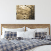 Morning Mist Leinwanddruck (Insitu (Schlafzimmer))