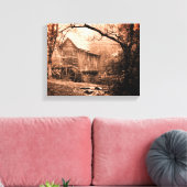 Morning Mist Leinwanddruck (Insitu (Wohnzimmer))