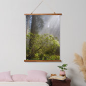 Morning Mist on Rhododendron Wandteppich Mit Holzrahmen (Schlafzimmer)