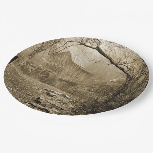 Morning Mist Pappteller (Schrägansicht)