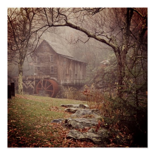 Morning Mist Poster (Vorderseite)
