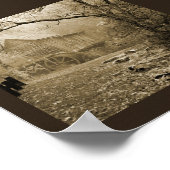 Morning Mist Poster (Ecke)