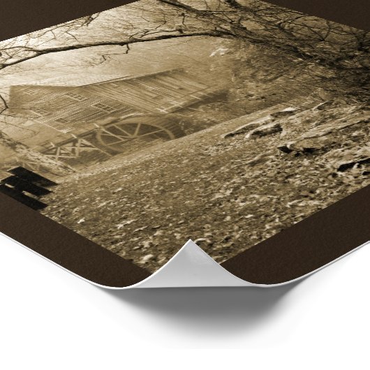 Morning Mist Poster (Ecke)