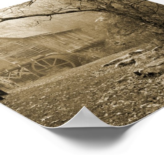 Morning Mist Poster (Ecke)