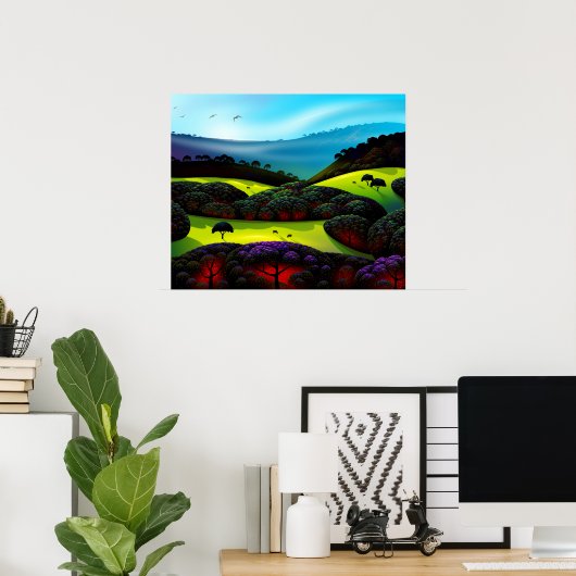 Morning Mist Poster (Heimbüro)