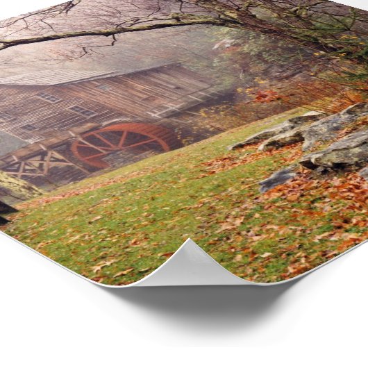 Morning Mist Poster (Ecke)