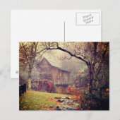 Morning Mist Postkarte (Vorne/Hinten)