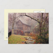 Morning Mist Postkarte (Vorne/Hinten)