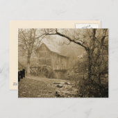 Morning Mist Postkarte (Vorne/Hinten)