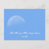 Morning Moon Postcard Postkarte (Vorderseite)