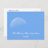 Morning Moon Postkarte (Vorne/Hinten)