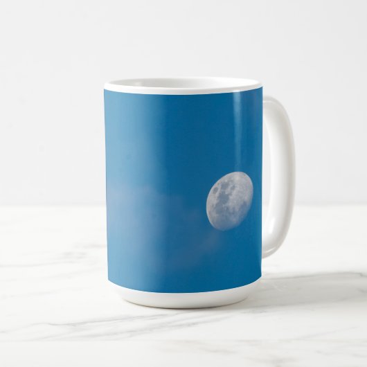 Morning Moon | Sambia, Afrika Kaffeetasse (VorderseiteRechts)