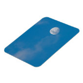 Morning Moon | Sambia, Afrika Magnet (Linke Seite)