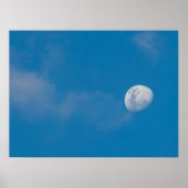 Morning Moon | Sambia, Afrika Poster (Vorne)