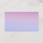 Morning Moon Sky Visitenkarte (Rückseite)