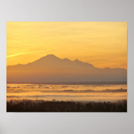 Morning Mountain Magic Poster