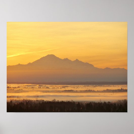 Morning Mountain Magic Poster (Vorne)